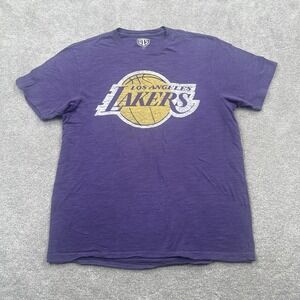 Los Angeles Lakers T Shirt Size Small Purple OTS Short Sleeve NBA